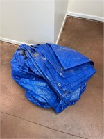 Large blue tarp