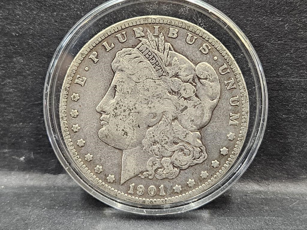 1901 O Silver Morgan Dollar Coin