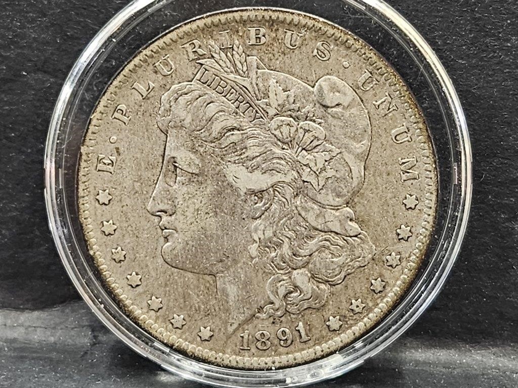 1891 O Silver Morgan Dollar Coin