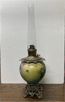 Gone With the Wind Style Lamp W/ Aladdin Chimney