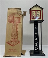 Louis Marx train tower with original box