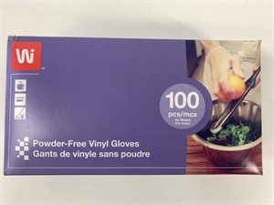 100 Powder Free Vinyl Glove Size XL