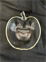 9x Glass Apple Shaped Bowls