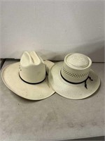 Nice cowboy hat and a sun hat both made in Mexico