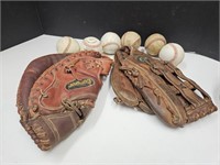 Wilson A 2000 Catchers Glove Baseballs