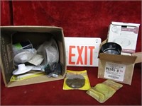 Exit sign, recessed light, flood light, more.