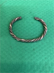 Bronze braided bracelet