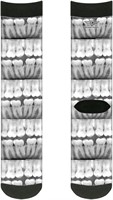 Buckle-Down Unisex-Adult's Socks Dental X-Rays Bla