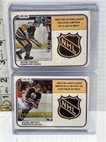 1981 Opeechee Wayne Gretzky hockey cards