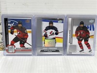 3 2023 Upperdeck Macklin Celebrini team Canada