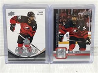 2 2023 Upperdeck Adam Fantilli team Canada hockey