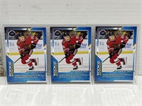 3 Connor Bedard rookie hockey cards