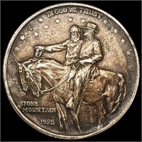 1925 Stone Mountain Half Dollar NEARLY UNCIRCULATE