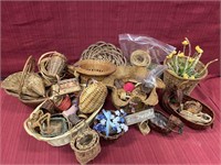 Lot of Baskets, 80+ Baskets in various sizes,