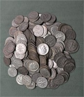Approx. 175 US Roosevelt silver dimes