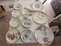 Marked/ Hand Painted Plates- Tea Cups