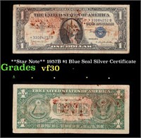 **Star Note** 1957B $1 Blue Seal Silver Certificat