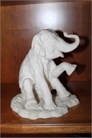 Sitting Elephant Figurine