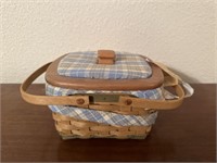 Longaberger basket with padding