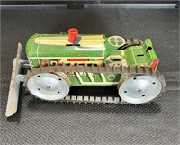 Vintage Marx Wind Up Tractor w/Blade Toy
