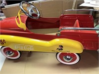 COCA-COLA PEDAL CAR - FULL CHILD SIZE - MINT