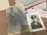 WWII SOLDIERS LETTERS HOME PLUS PHOTOS, LARGE LOT