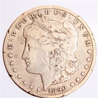 Coin 1890 CC Morgan Silver Dollar Rare Date