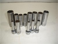 Snap-On 3/8 Drive Assorted Deep Well Sockets