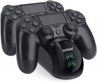 PS4 Controller Charger, Upgraded Fast-Charging Por