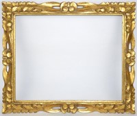 FINELY CARVED & GILT ITALIAN PAINTING FRAME