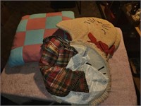 Vintage Patchwork Pillow, Cat Pillows & more