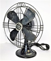 GE Electric Vintage Fan with Metal Blades