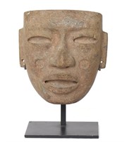 Pre-Columbian Teotihuacan Stone Mask, 450 CE-650 C