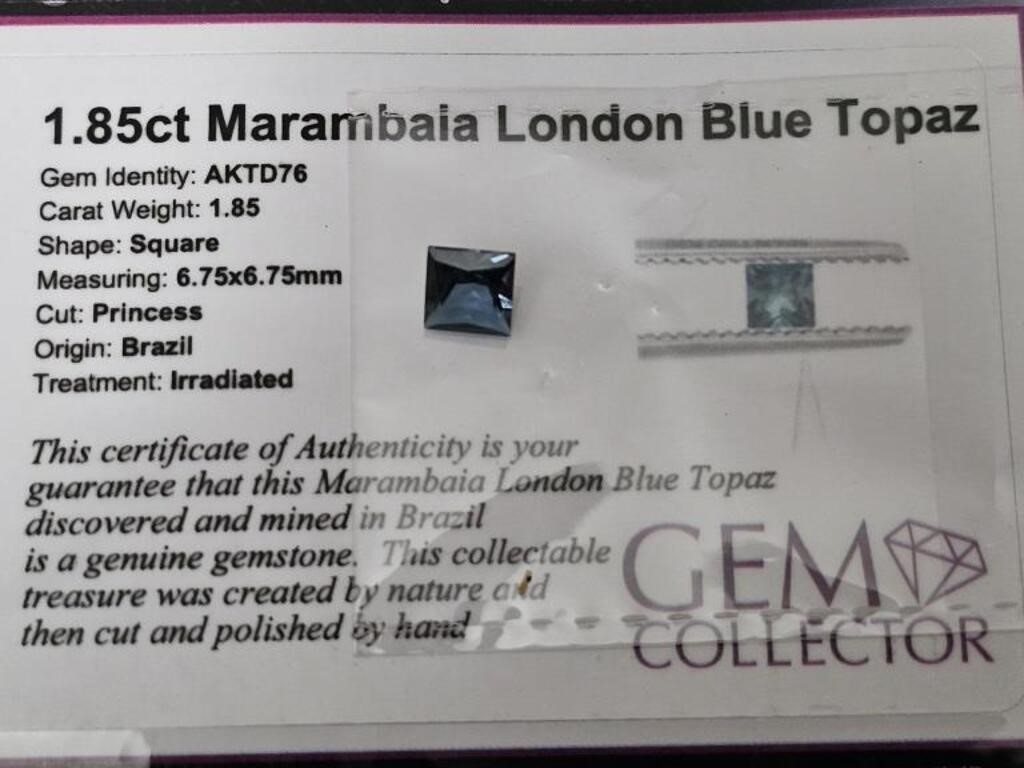 1.85ct Marambaia London Blue Topaz