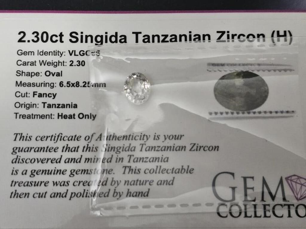 2.30ct Singida Tanzanian Zircon