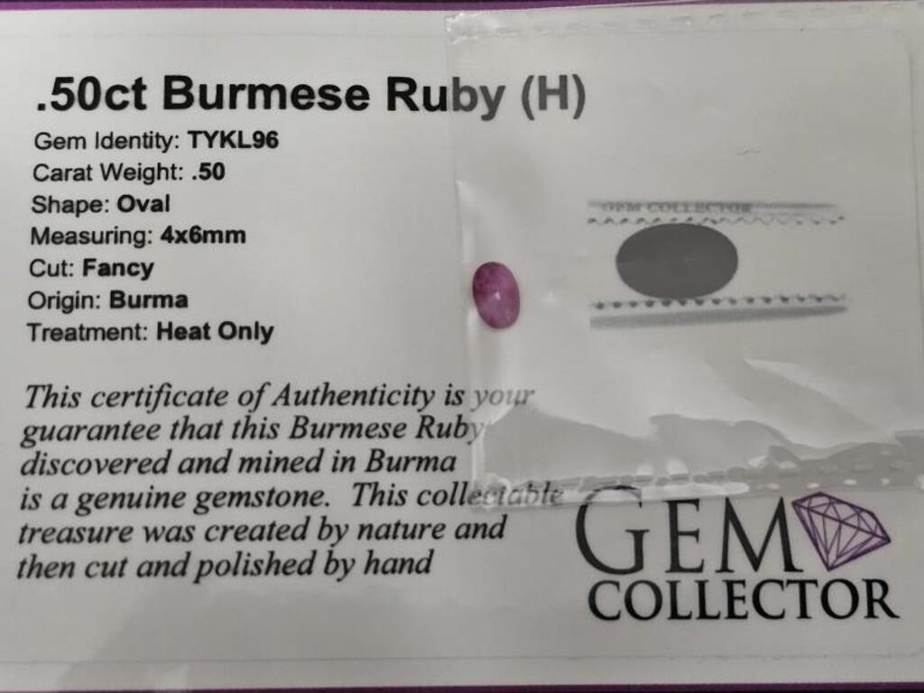 .50ct Burmese Ruby