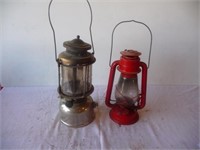 1 gas and 1 oil lantern