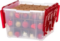 IRIS 60 Holiday Ornament Storage Box with Dividers
