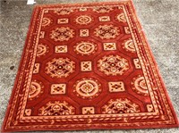 Red Rug Size 8'2" by 5'2"