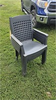 5- like new patio chairs