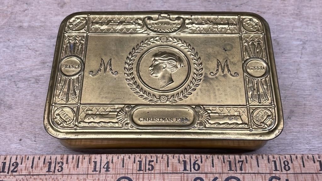 Antique Brass Keepsake - Princess Mary's Gift Box