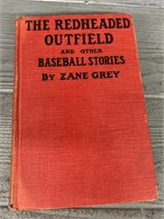 1920 The Readheaded Outfield Signed By Zane Grey