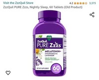 MSRP $9 ZZZQuil Pure Zees