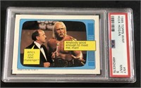 PSa 9 1985 Topps Hulk Hogan Rookie #57 WWF