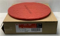 Case of 5 - 3M Red Buffer Pads - NEW $55
