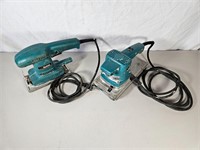 Lot of Makita 1/3 & 1/2 Sheet Finishing Sander