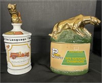 Michters Pittsburg Panthers Advertising Decanter,