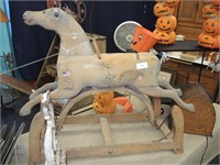 EARLY 1900S PRIMITIVE ROCKING HORSE
