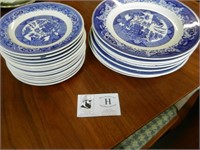 Willow Ware Royal China - Buncha Plates