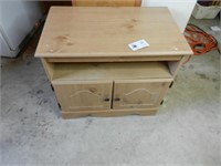 Small Wooden Cabinet w/ Doors in Garage